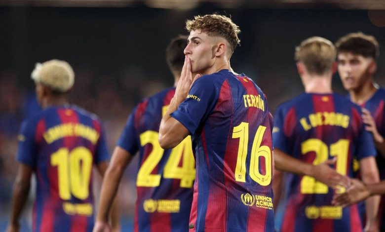 فيرمين لوبيز لاعب برشلونة