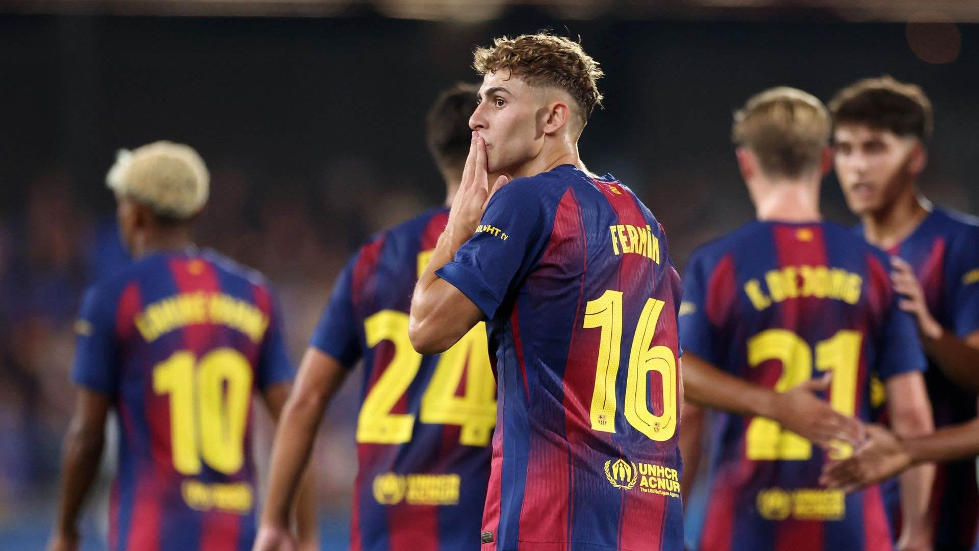 فيرمين لوبيز لاعب برشلونة