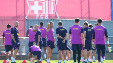 تدريبات برشلونة