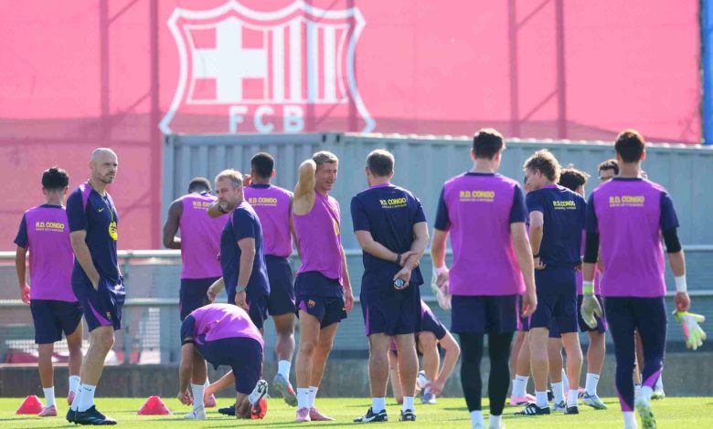 تدريبات برشلونة