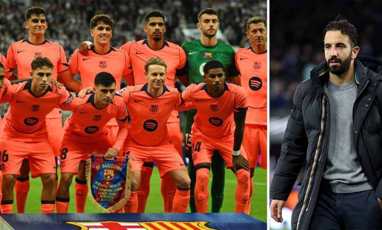أموريم مدرب مانشستر يونايتد ولاعبي برشلونة