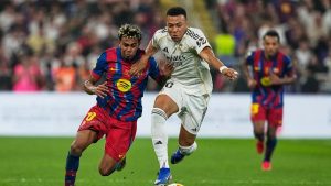 ترتيب هدافي الدوري الاسباني بعد هدف لامين يامال وثنائية مبابي ضد بيتيس وإشبيلية