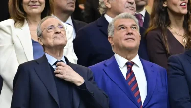 فلورنتينو بيريز يهرب من مواجهة برشلونة في الكلاسيكو