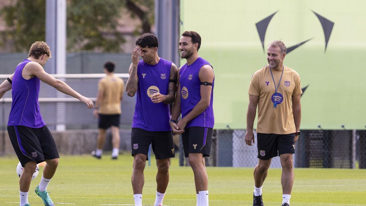 مران برشلونة استعدادا لخيتافي: عودة الرباعي الدولي بلا اصابات وغياب لاعب واحد
