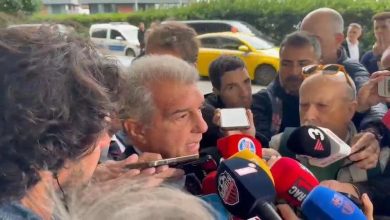 تصريحات لابورتا في اسطنبول قبل مباراة برشلونة وجالطة سراي