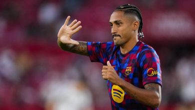عودة رافينيا إلى تدريبات برشلونة قبل مواجهة ريال بيتيس
